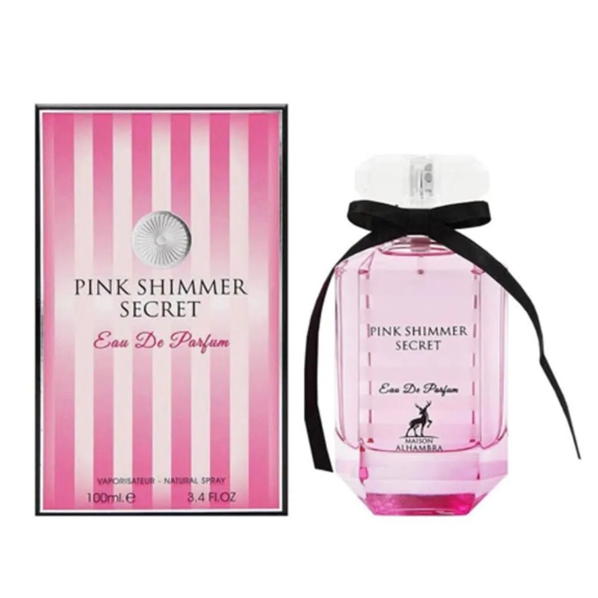 Maison Alhambra Pink Shimmer Secret Eau De Parfum 100ml Spray.